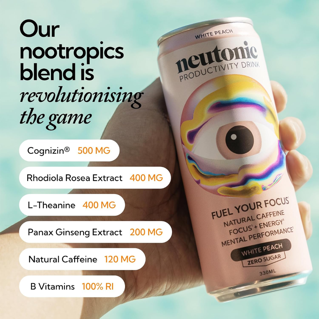 Neutonic 12x330ml White Peach