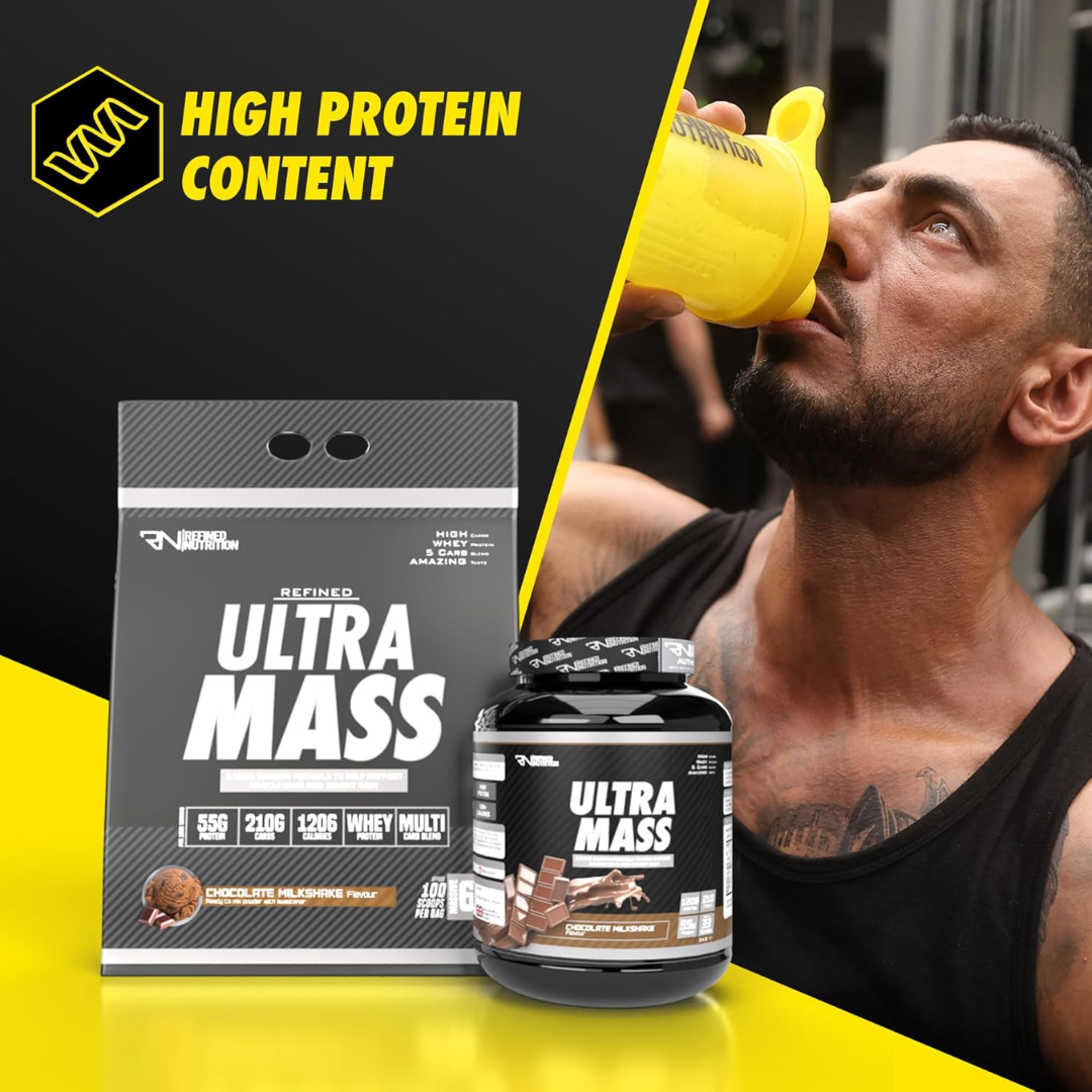 Refined Nutrition Ultra Mass 6kg Strawberry Milkshake