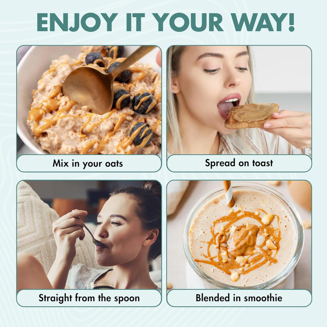Kayow Nutrition No Added Sugar Protein Peanut Butter 350g Salted Caramel