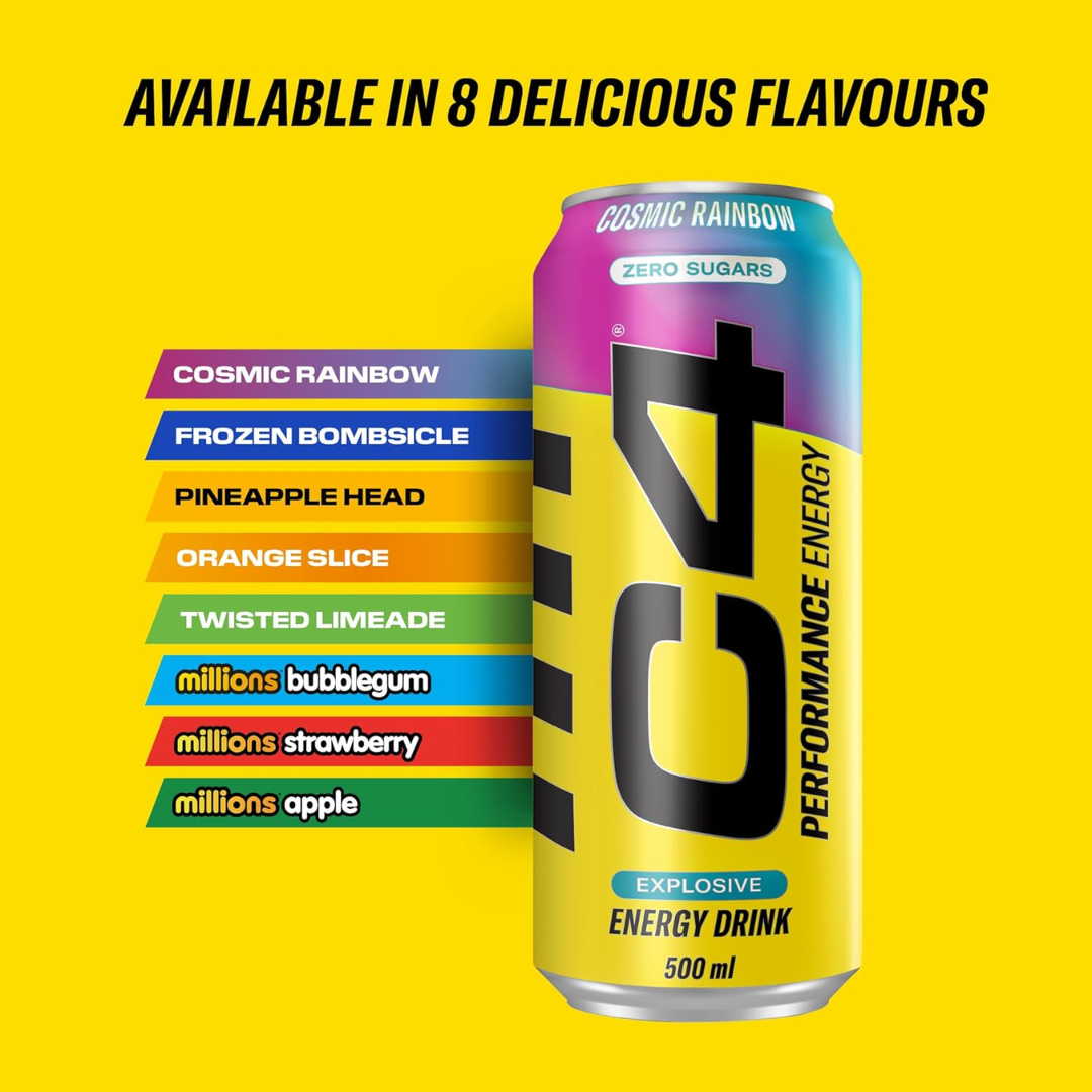 Cellucor C4 Performance Energy Carbonated RTD 12x500ml Twister