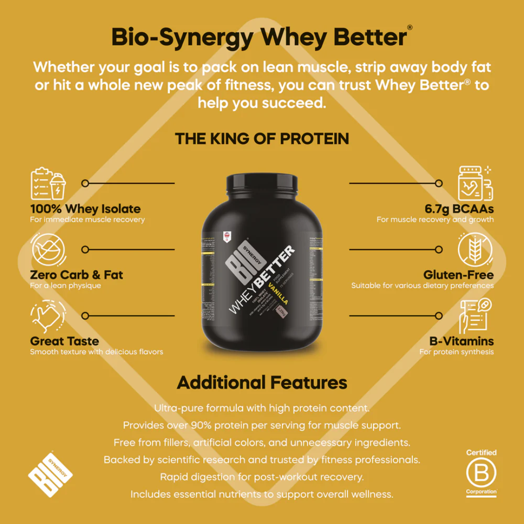 Bio-Synergy Whey Better 750g Vanilla
