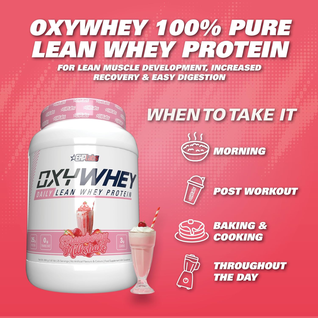 EHP Labs OxyWhey 910g Strawberry Milk
