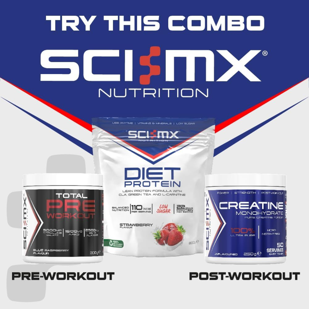 Sci-MX Diet Protein 800g Strawberry