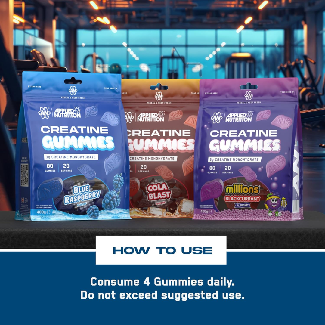 Applied Nutrition Creatine Gummies 80 Gummies Cola Blast