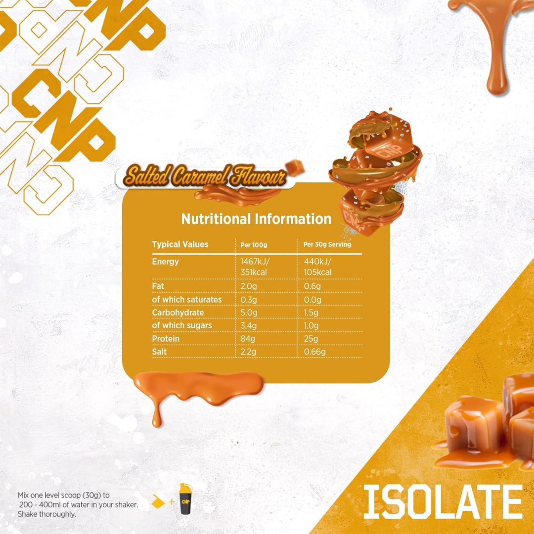 CNP Isolate 900g Salted Caramel