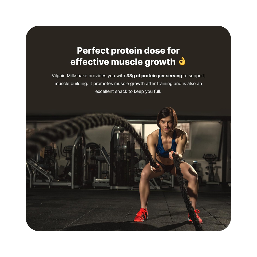 Vilgain Protein Milkshake 12x330ml Vanilla