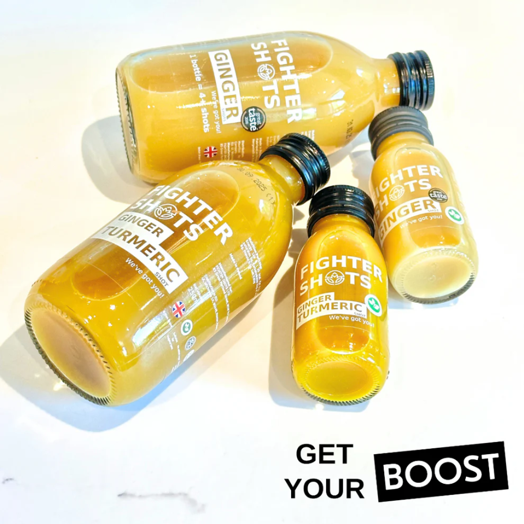 Fighter Shots 12x60ml Ginger Turmeric