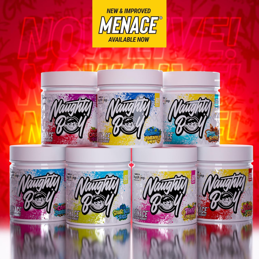 Naughty Boy Menace V2 420g Gotti Grape 60 Servings