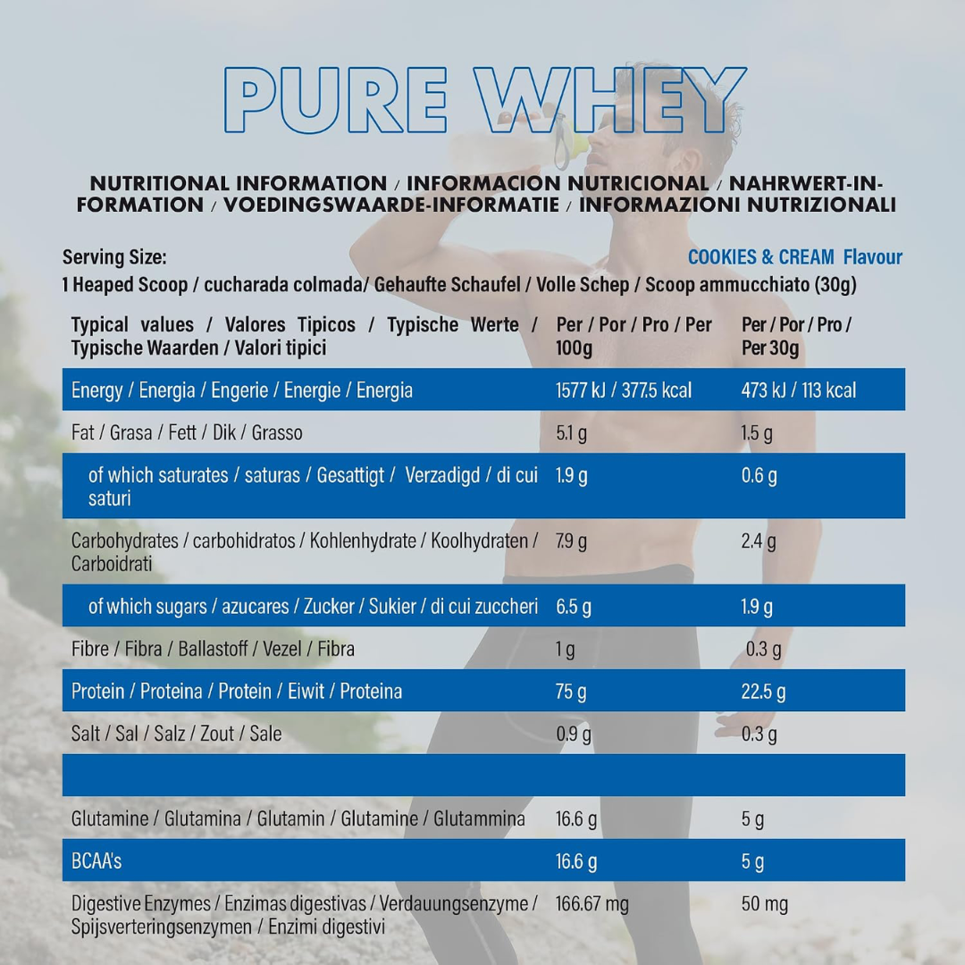 NXT Nutrition Pure Whey Deluxe 510g Cookies & Cream