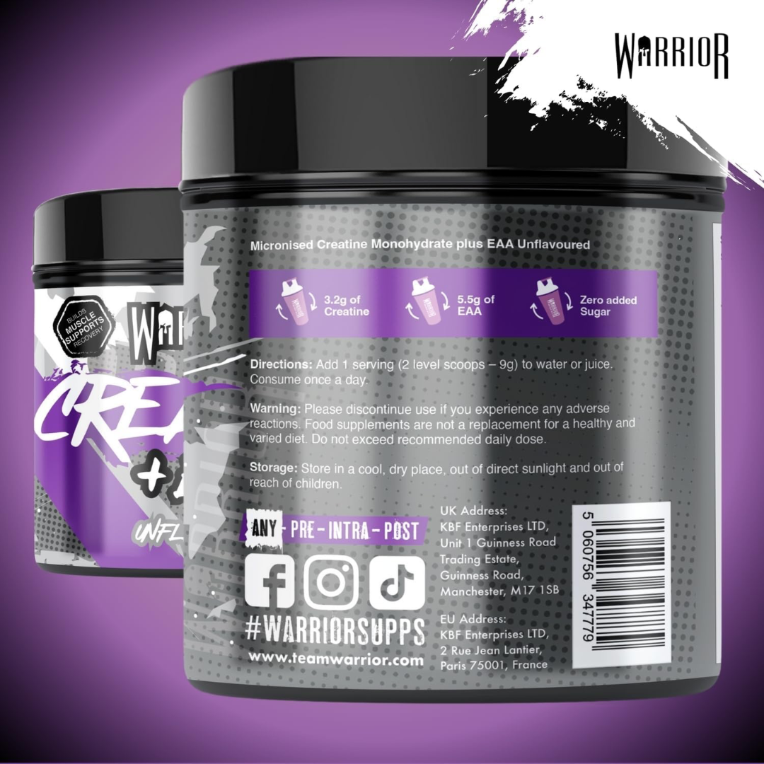 Warrior Creatine Plus EAA 270g Unflavoured