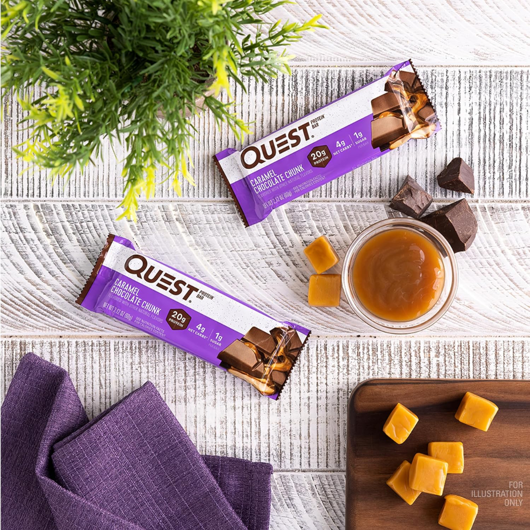 Quest Nutrition Bar 12x60g Caramel Chocolate Chunk