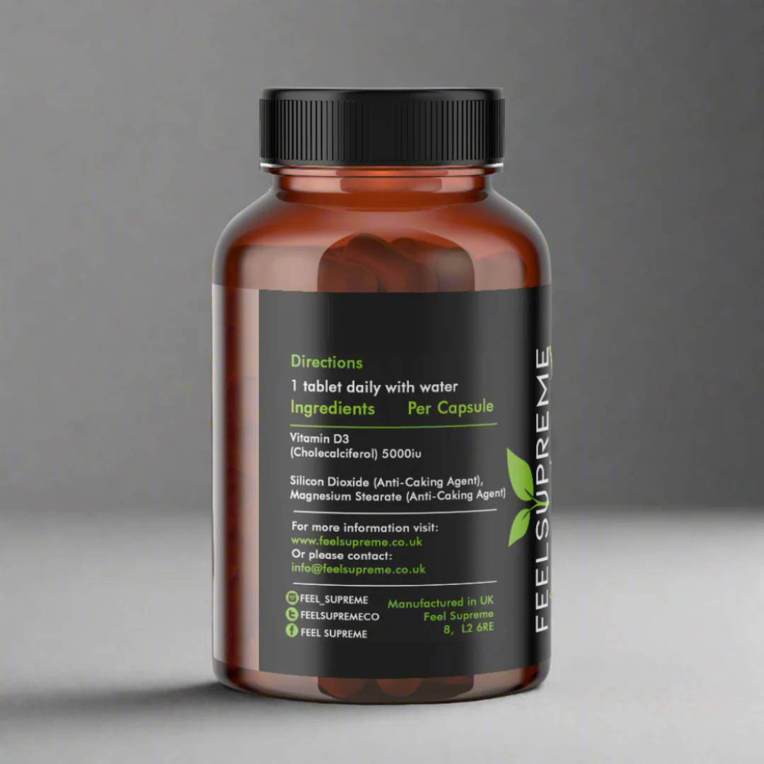 Feel Supreme Vitamin D3 5000iu 60 Tabs