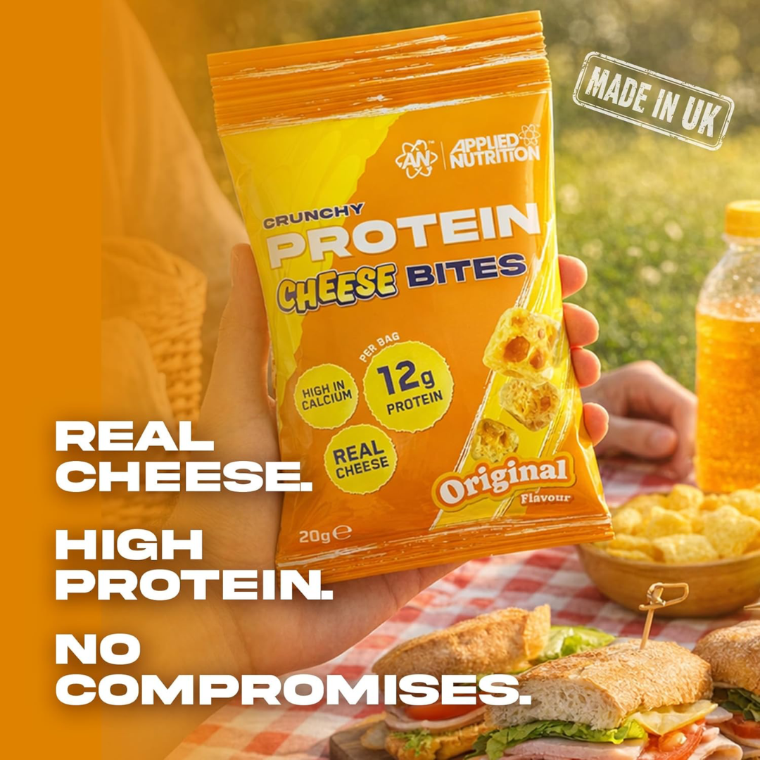 Applied Nutrition Protein Cheese Bites 10x20g Original Cheddar