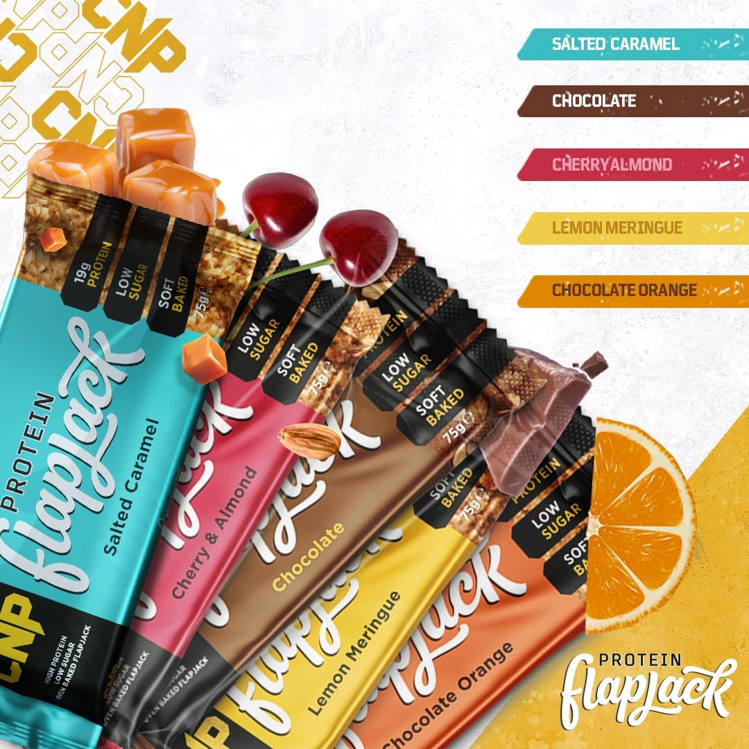 CNP Professional Protein Flapjack 12x75g Salted Caramel