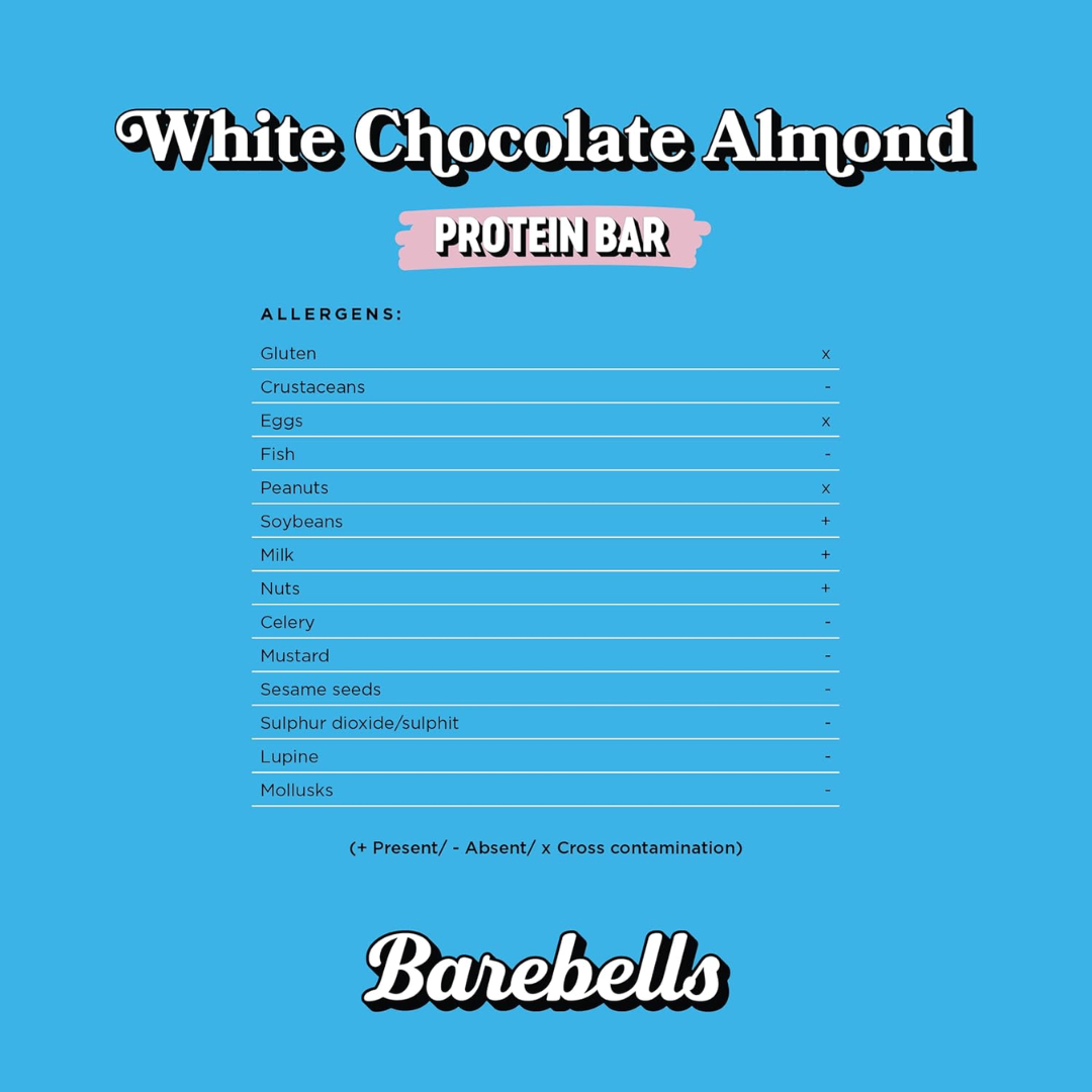 Barebells Protein Bar 55g White Chocolate Almond