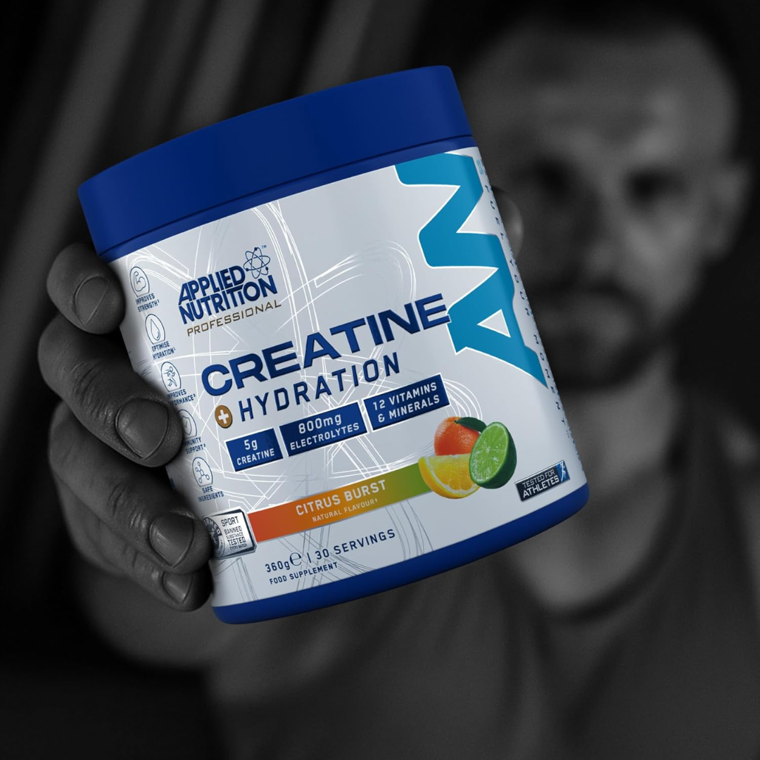 Applied Nutrition Creatine + Hydration 360g Blue Raspberry