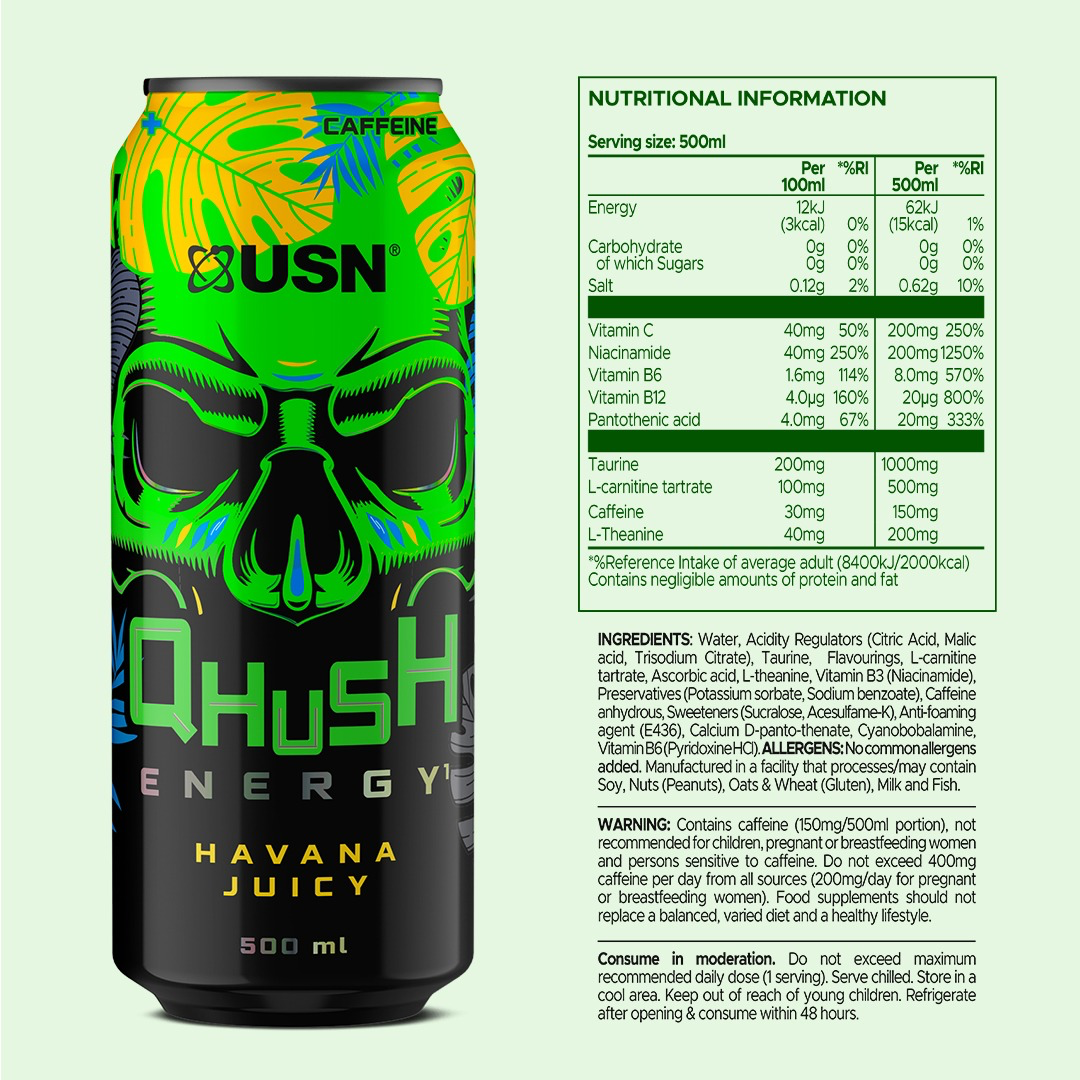 USN QHUSH 12x500ml Havana (Tropical)