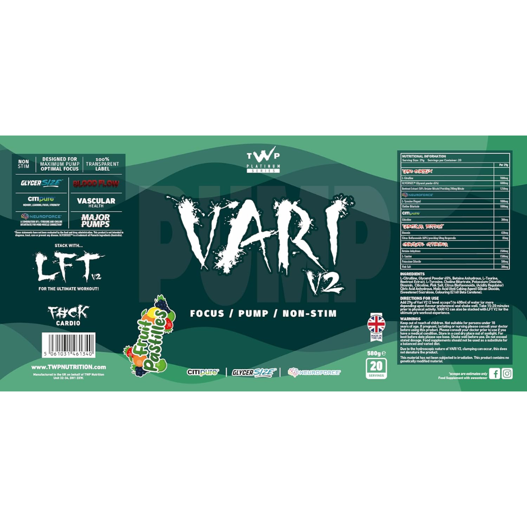 TWP Vari V2 580g Fruit Pastilles
