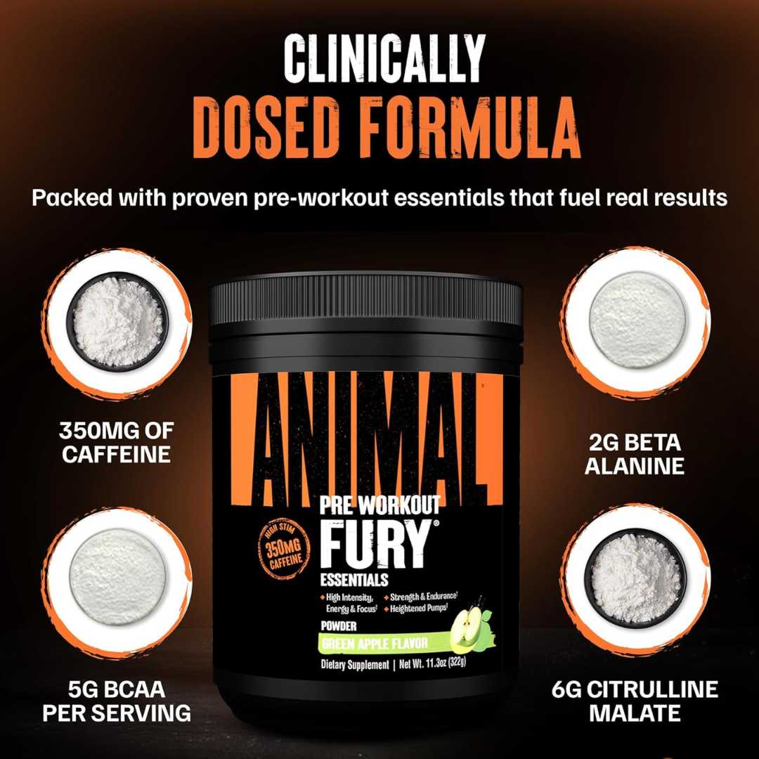 Animal Fury 330g Green Apple
