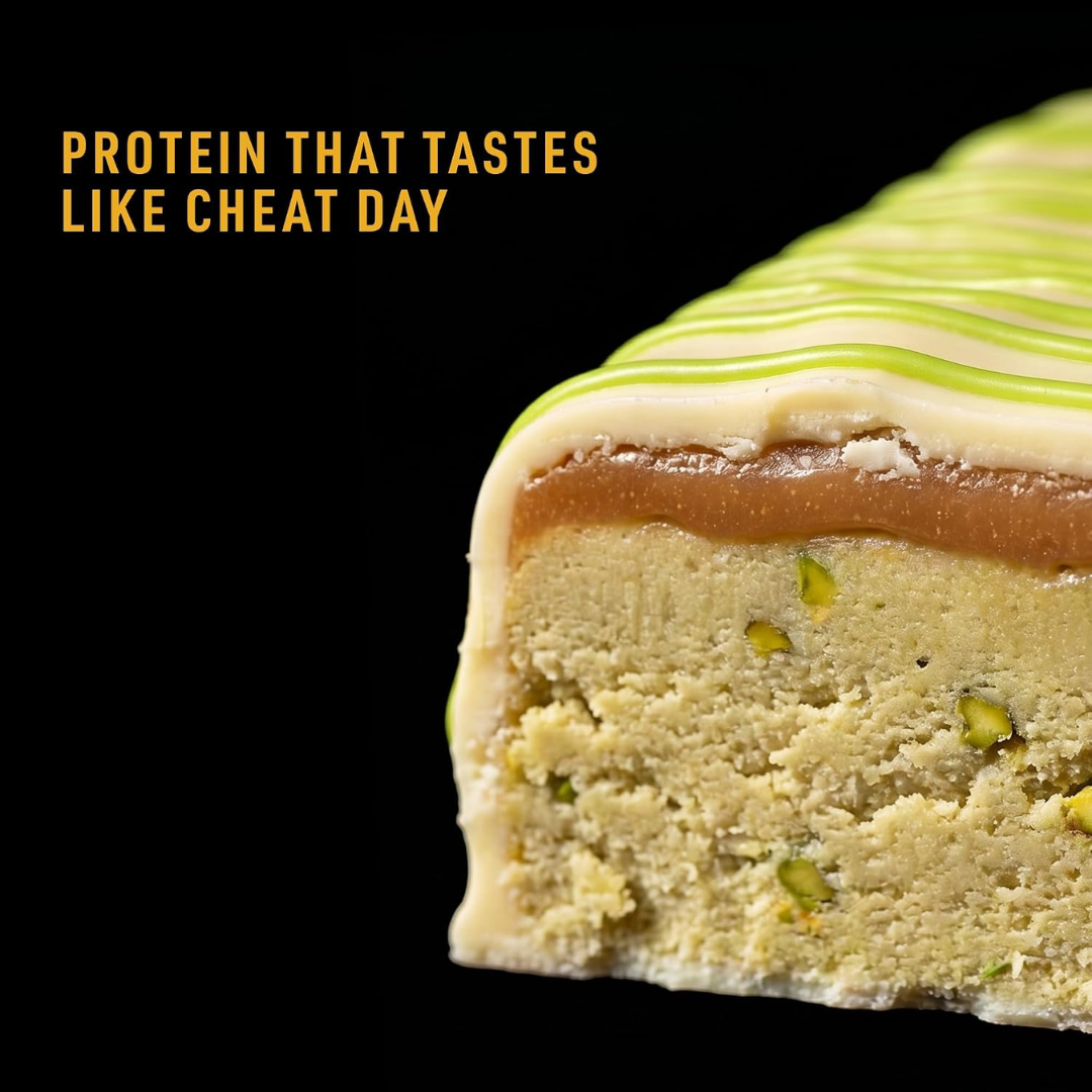 Bulk Hero Protein Bar 12x50g White Chocolate Pistachio