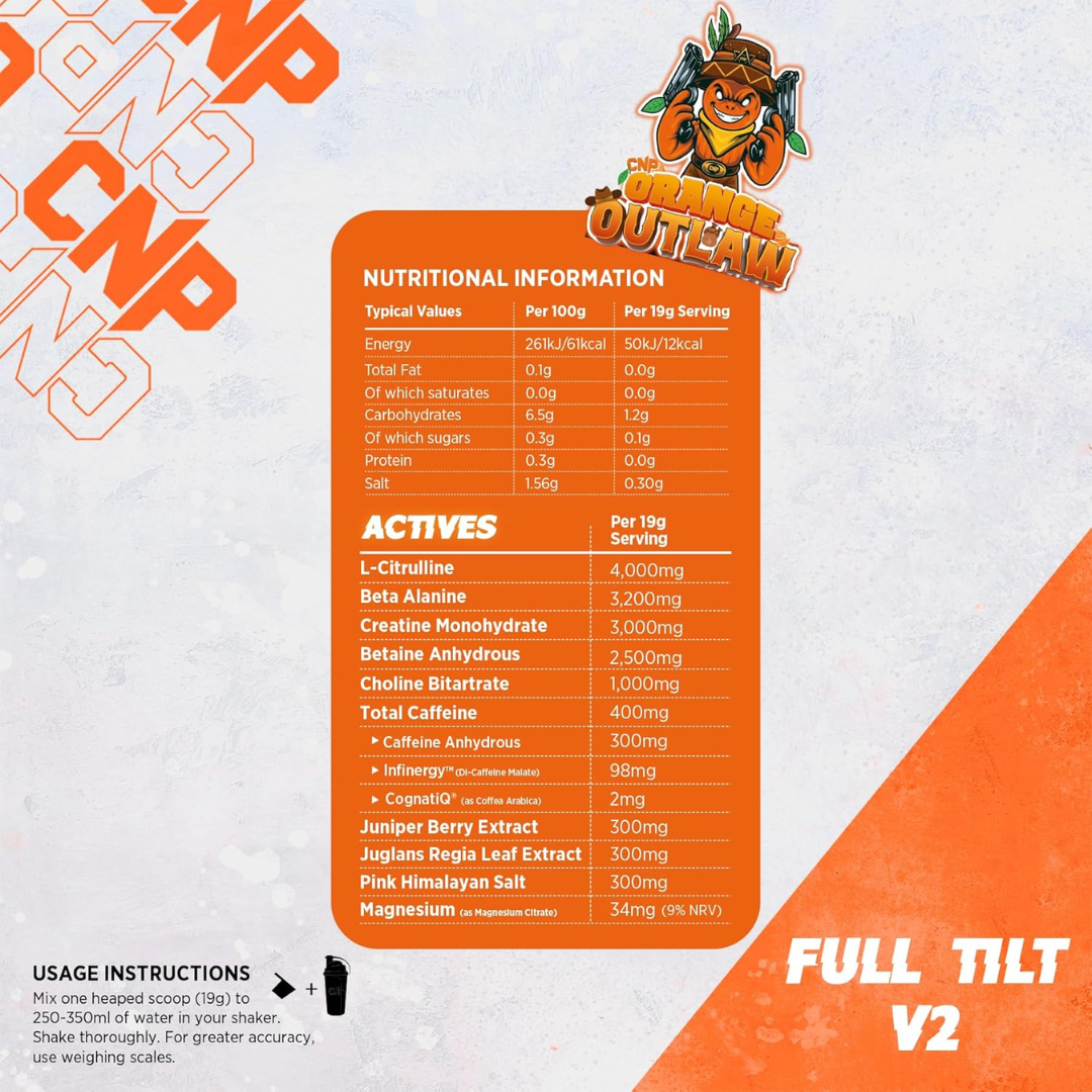 CNP Full Tilt V2 570g Orange Outlaw