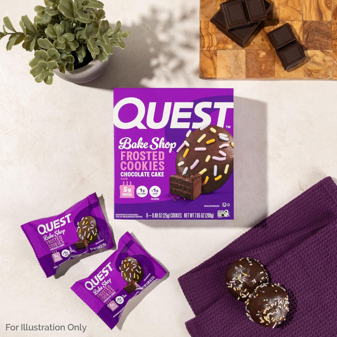 Quest Nutrition Frosted Cookies 8x25g Chocolate Cake
