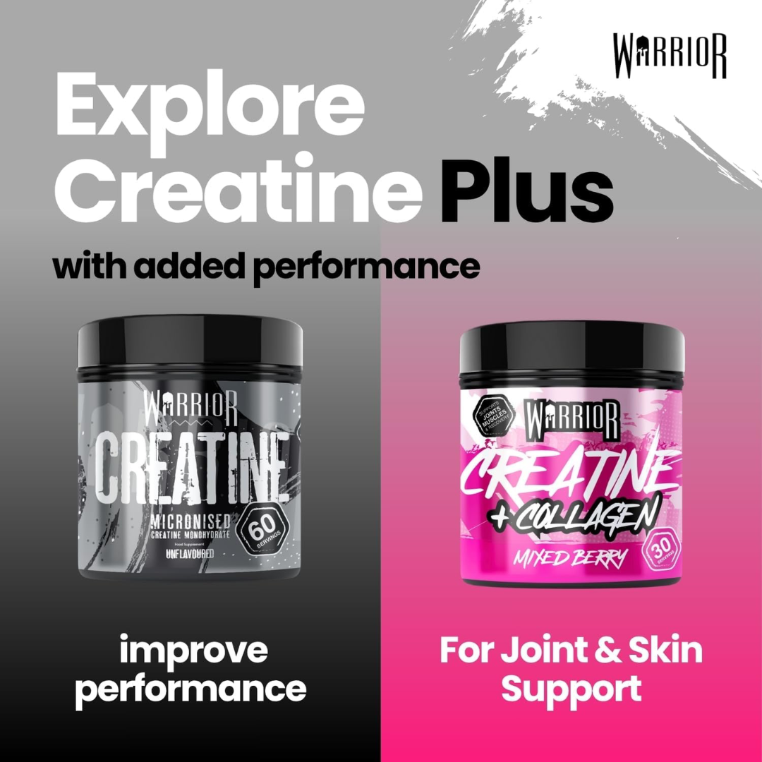 Warrior Creatine Plus Collagen 270g Mixed Berry