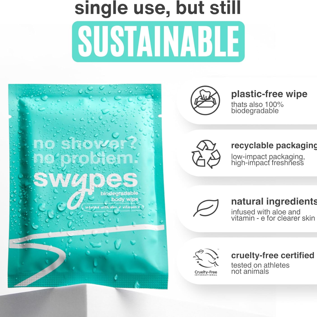 Swypes All Over Body Wipes 3 Sachets