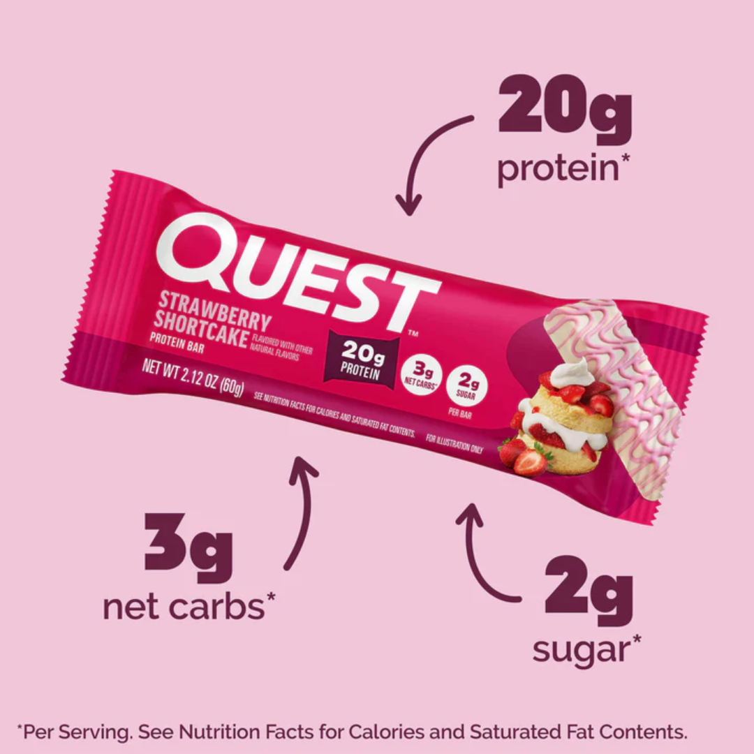 Quest Nutrition Bar 12x60g Strawberry Shortcake
