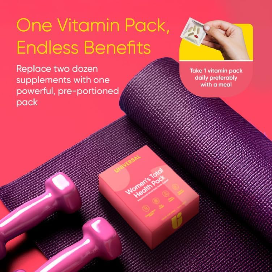 Universal Nutrition Women's Total Health Pack 30 Packs