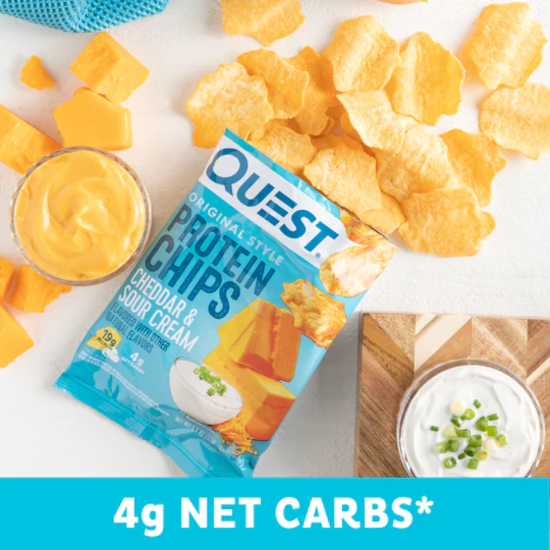 Quest Nutrition Protein Chips 8x32g Cheddar & Sour Cream
