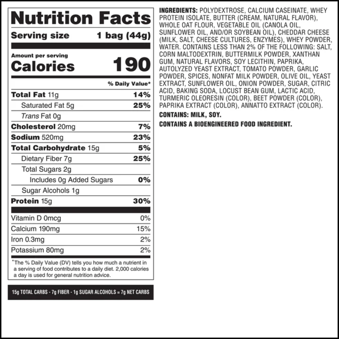Quest Nutrition Cheese Crackers 4x30g Spicy Cheddar