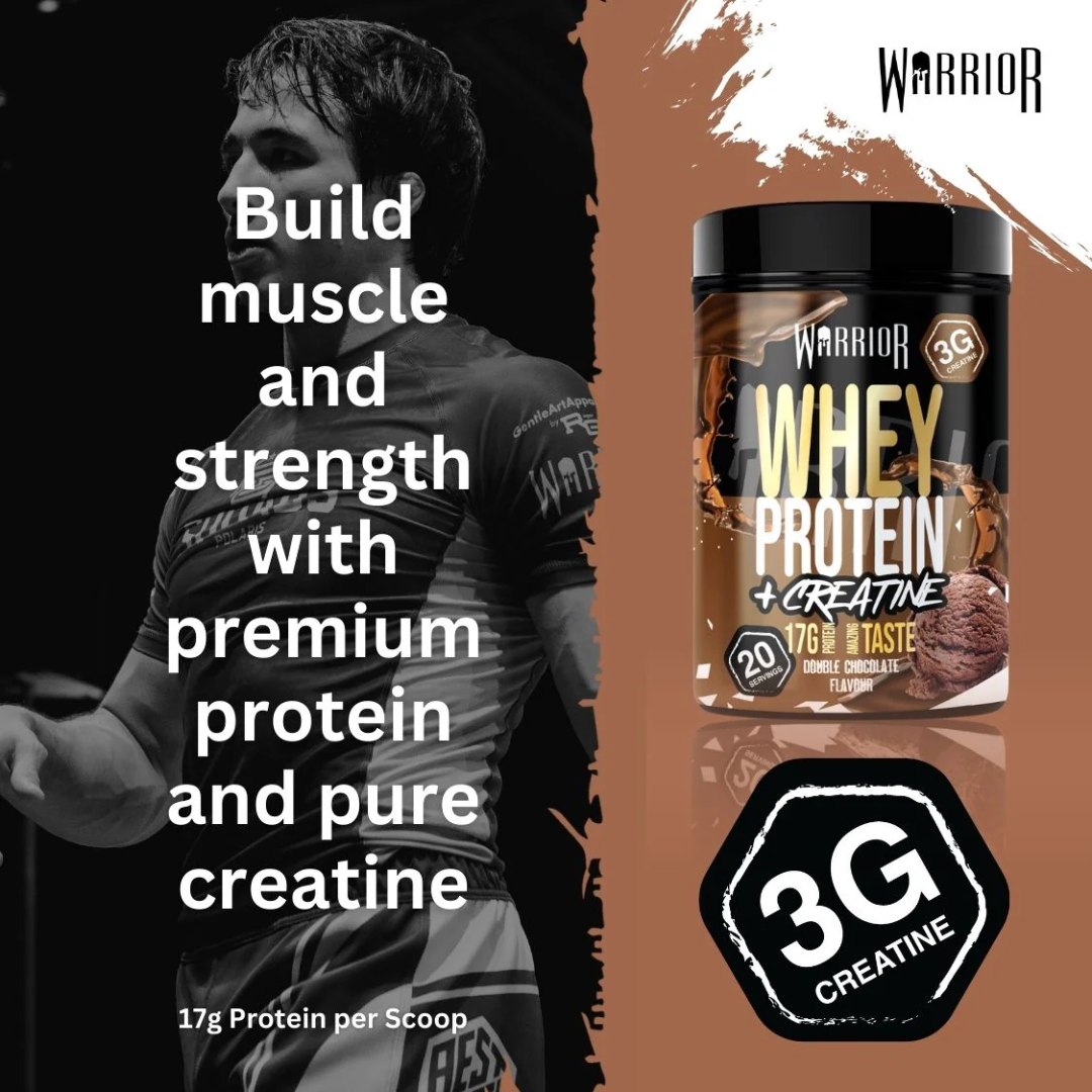 Warrior Creatine Plus Whey 500g Double Chocolate