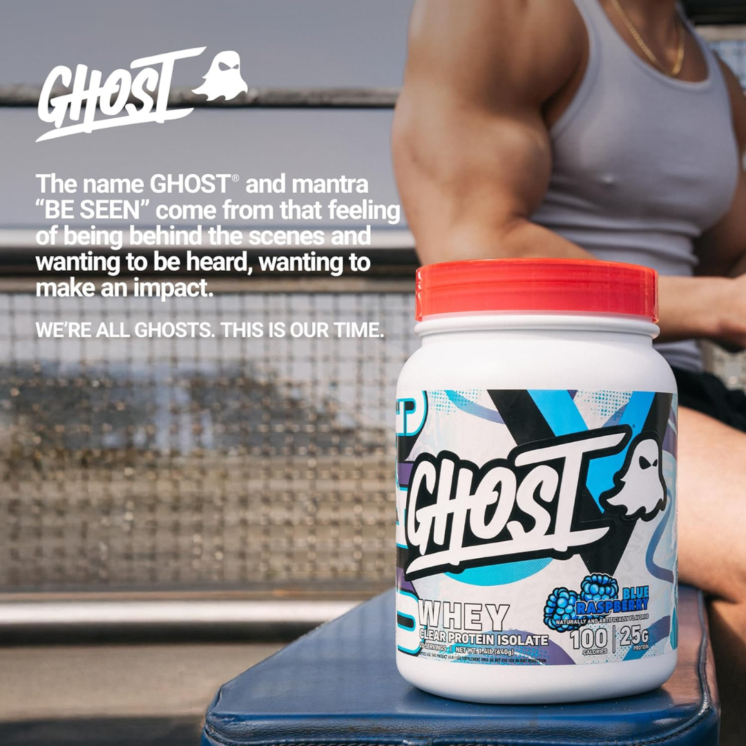 Ghost Clear Whey 640g Blue Raspberry