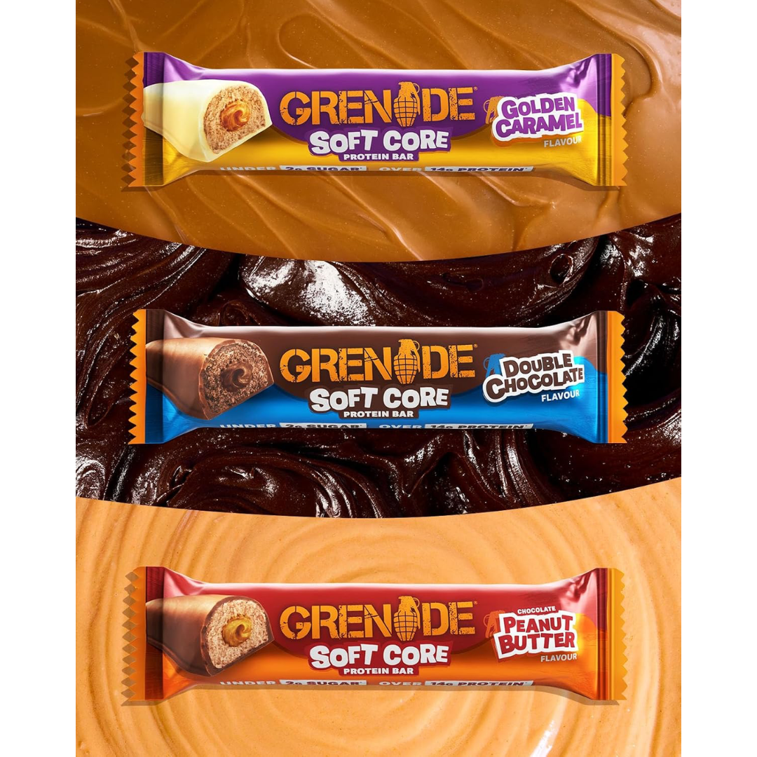 Grenade Soft Core Protein Bar 12 x 50g Peanut Butter