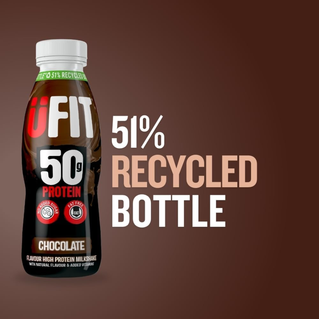 UFIT Protein RTD 8x500ml Chocolate