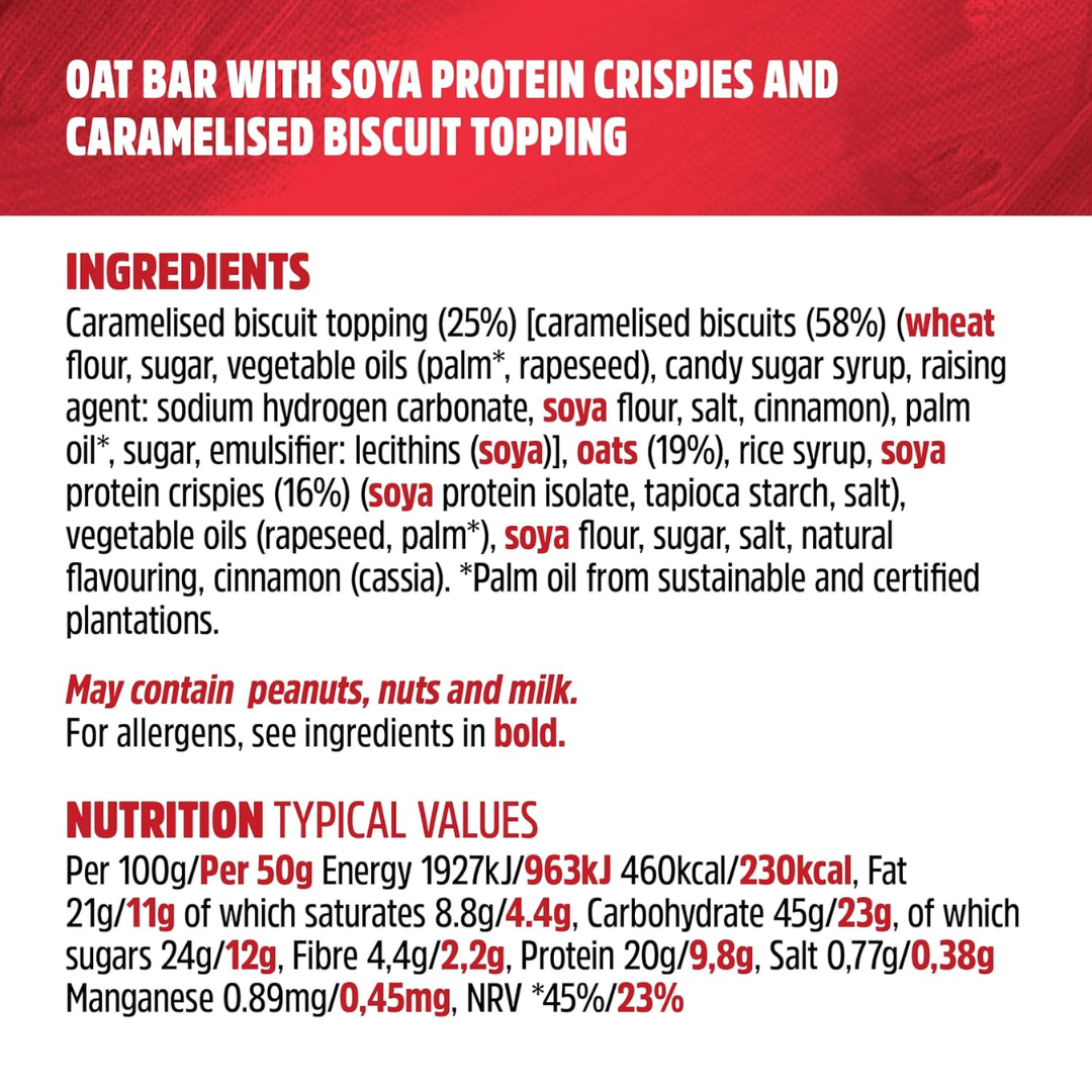 Trek Protein Flapjack 16x50g Biscoff