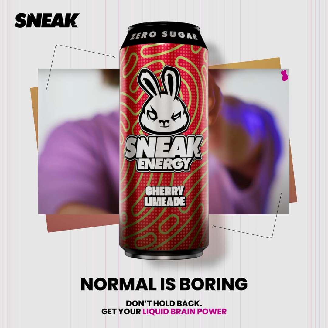 SNEAK Energy 12x500ml Cherry Limeade