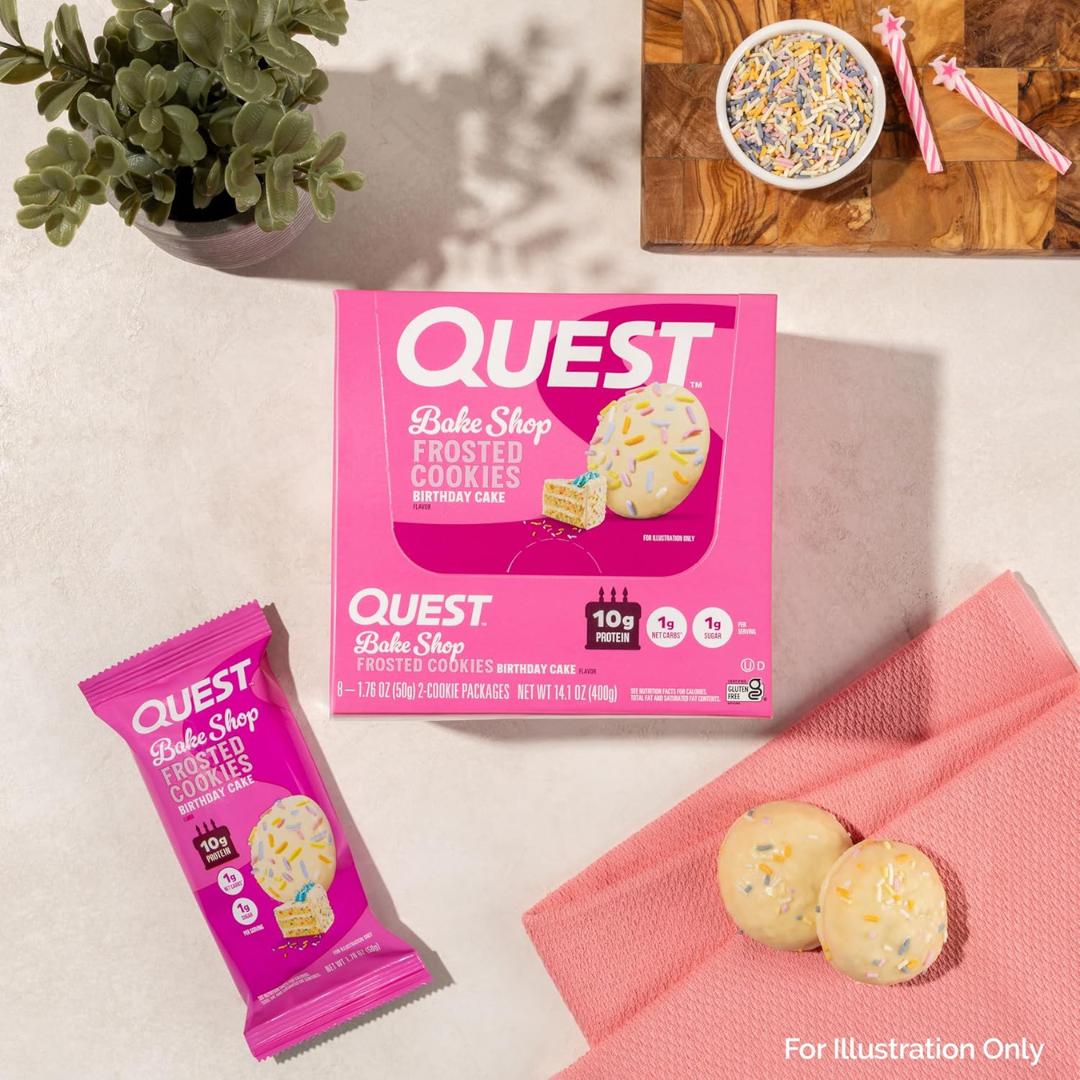 Quest Nutrition Frosted Cookies 8x25g Birthday Cake