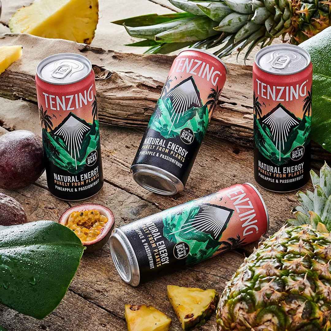 Tenzing Natural Energy BCAA 12x330ml Pineapple & Passionfruit