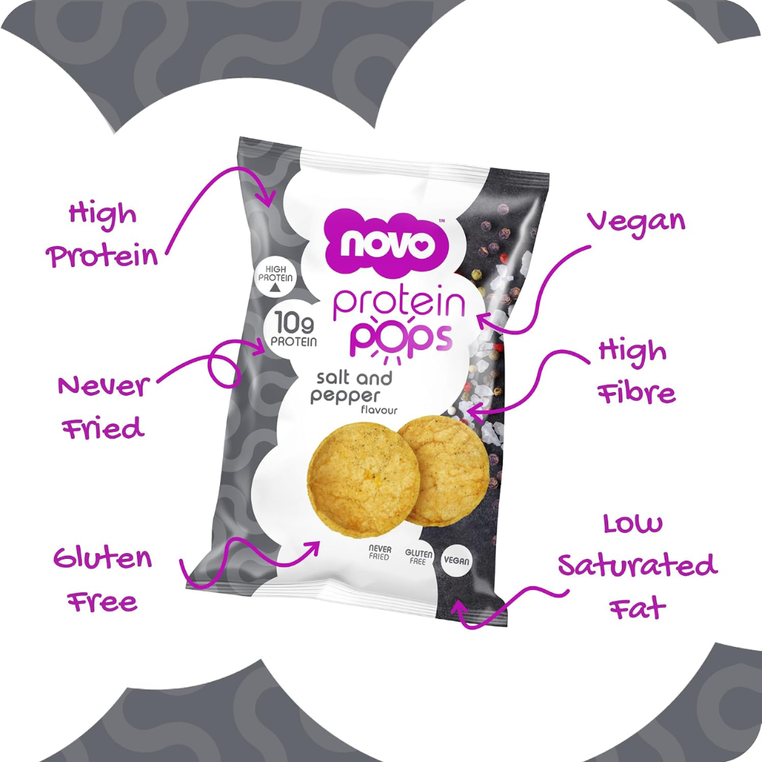 Novo Nutrition Novo Protein Pops 6x45g Salt and Pepper
