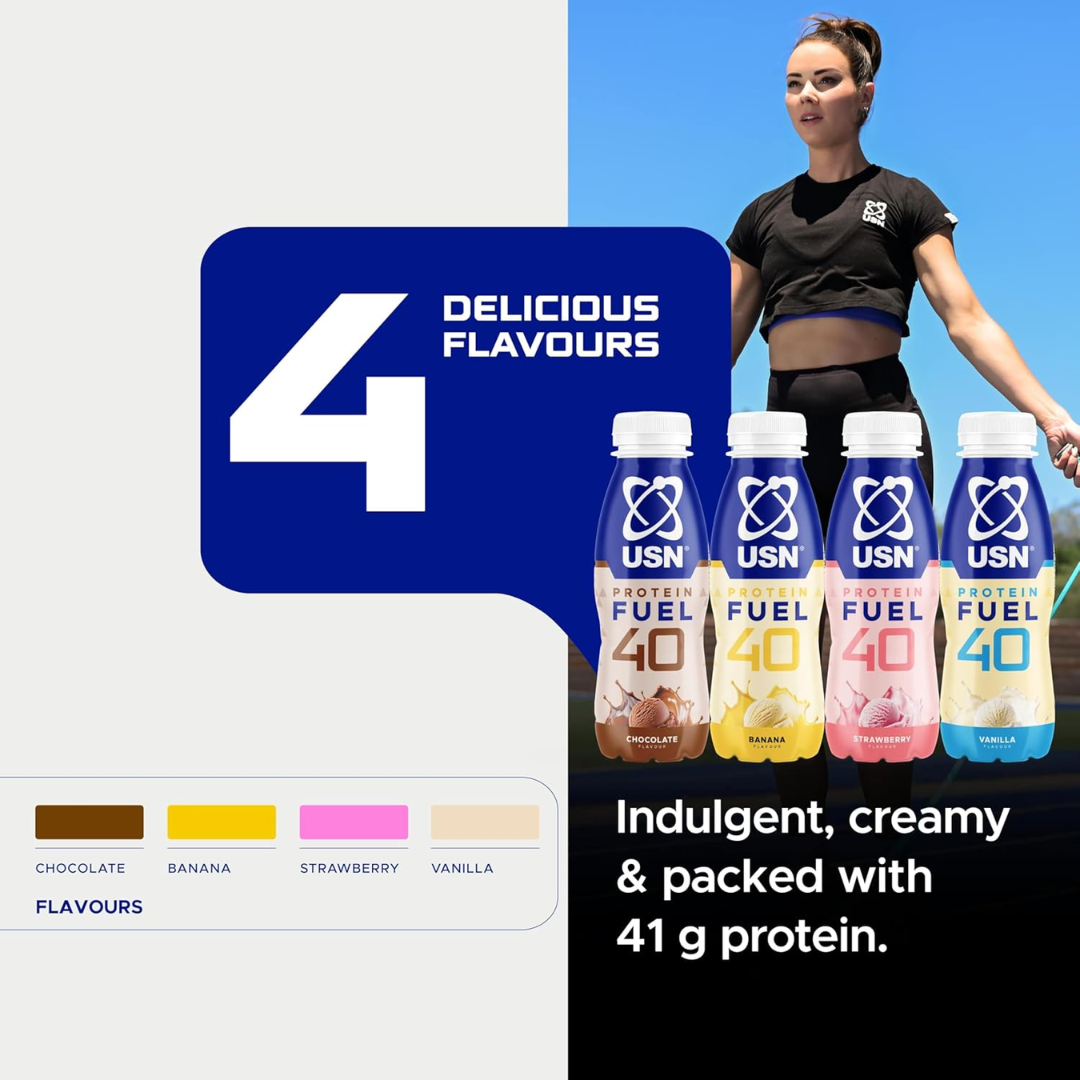 USN Protein Fuel 40 RTD 6x500ml Chocolate
