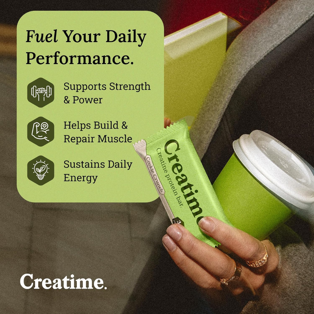 Creatime Creatine Protein Bar 12x50g Cookie Crunch