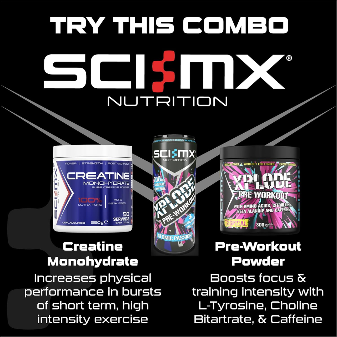 SCI-MX X-PLODE Pre-Workout Energy Drink 12x330ml Atomic Passion