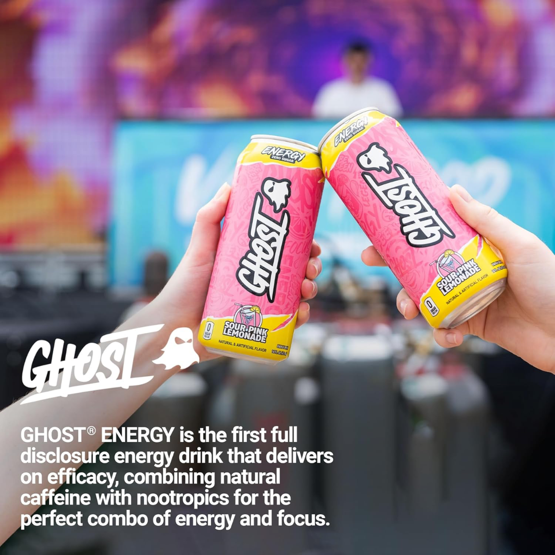 Ghost Energy 12x500ml Sour Pink Lemonade