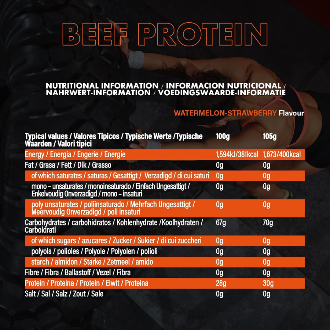 NXT Nutrition Beef Mass Gain 3.15kg Apple & Blackcurrant