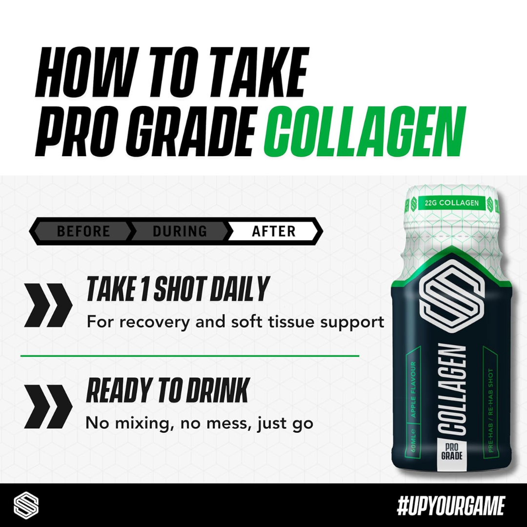 Soccer Supplement Collagen Shot 12x60ml Apple