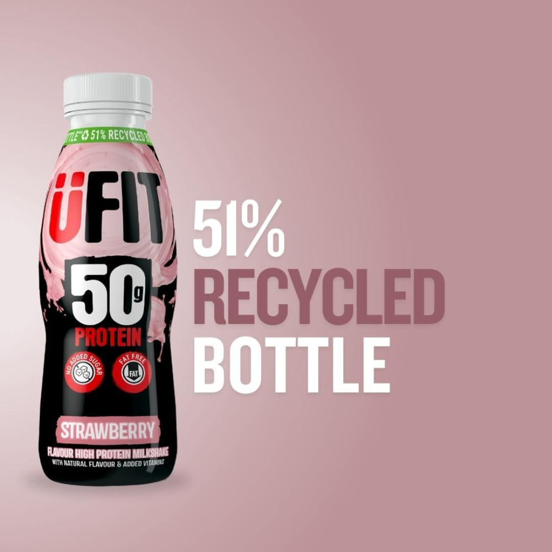 UFIT Protein RTD 8x500ml Strawberry