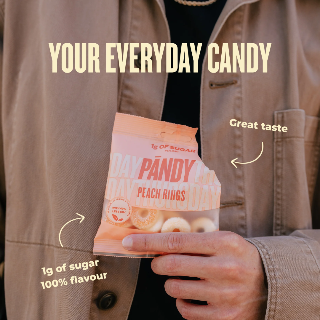 PANDY Candy 14x50g Peach Rings