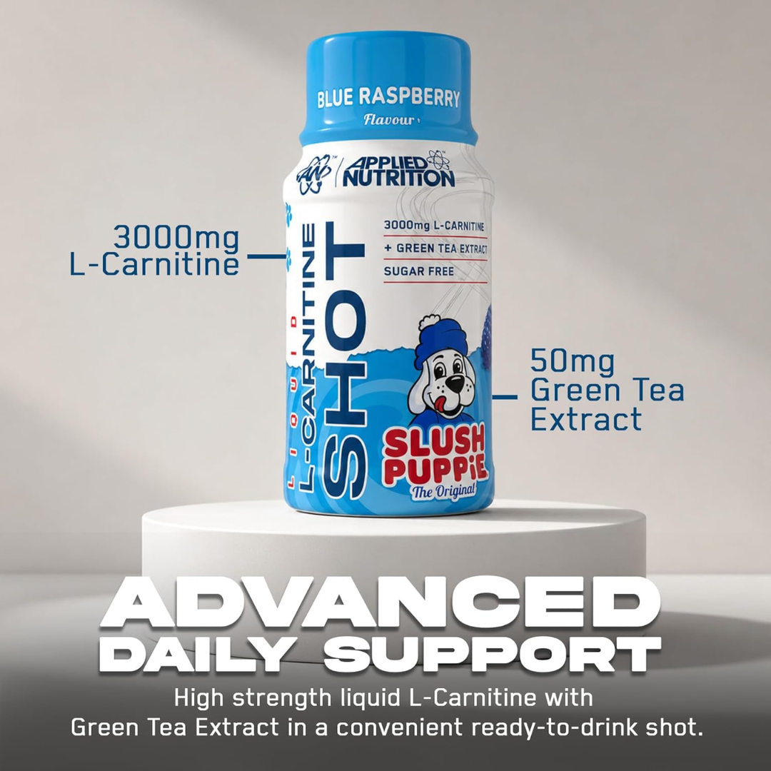 Applied Nutrition L-Carnitine Shot 12 x 60 ml SLUSH PUPPiE Blue Raspberry